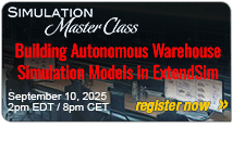 Building Autonomous Warehouse Simulation Models in ExtendSim
