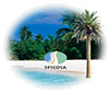 SPICOSA logo over a coastal scene