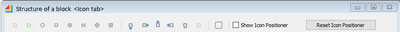 Icon tab of a Structure window