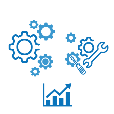 Wire-Frame of Gears and Upward Graph
