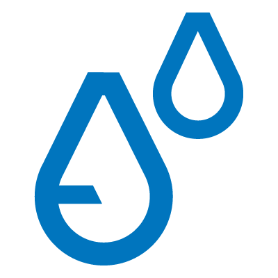 Wire-Frame of Water Droplets