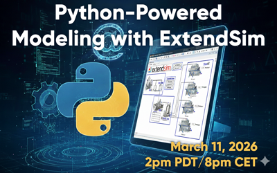 Python-Powered Modeling with ExtendSim
