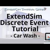 ExtendSim Discrete Event Tutorial - Car Wash