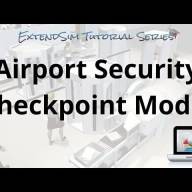 Building a Discrete Event Model of an Airport Security Checkpoint