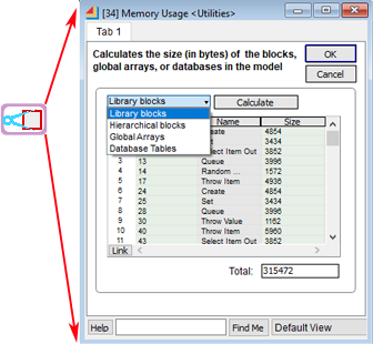 Memory Usage block