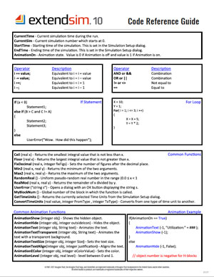 Code Reference Guide